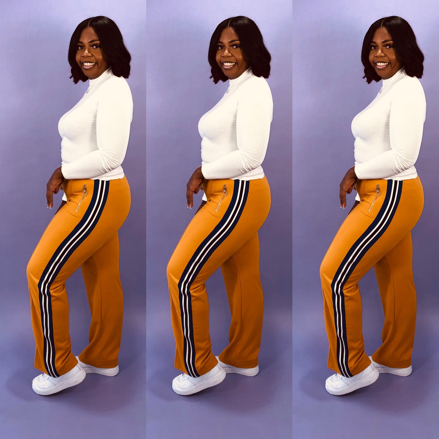 Nia Long Sleeve Mock Neck Top