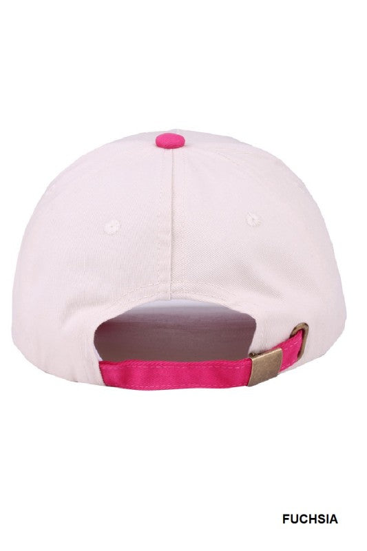 A Girl Who Loves Jesus Fuchsia Hat