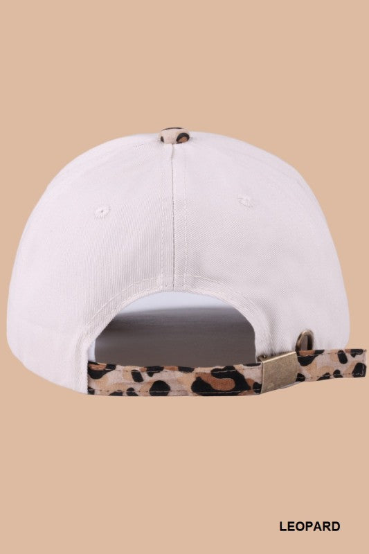 A Girl Who Loves Jesus Leopard Hat
