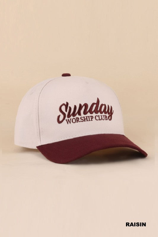 Sunday Worship Club Raisin Hat