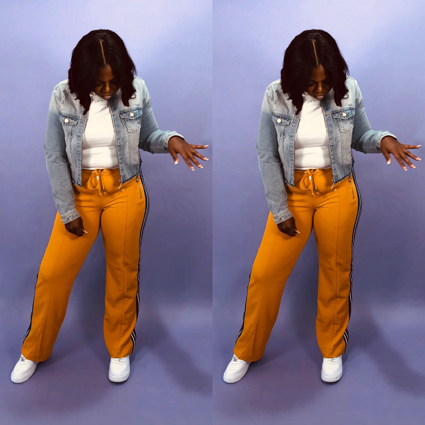 Golden Groove Stripe Pants