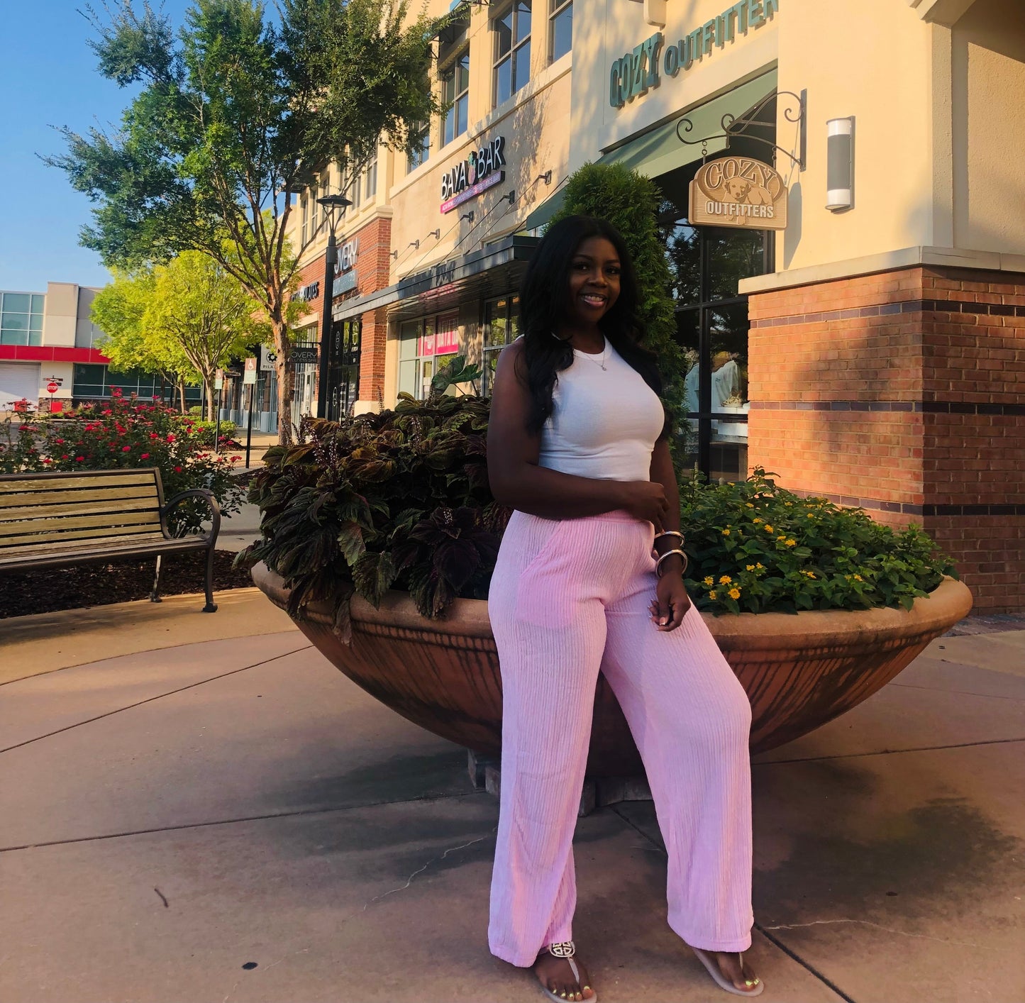 Sweet Pea Crinkle Cut Pants